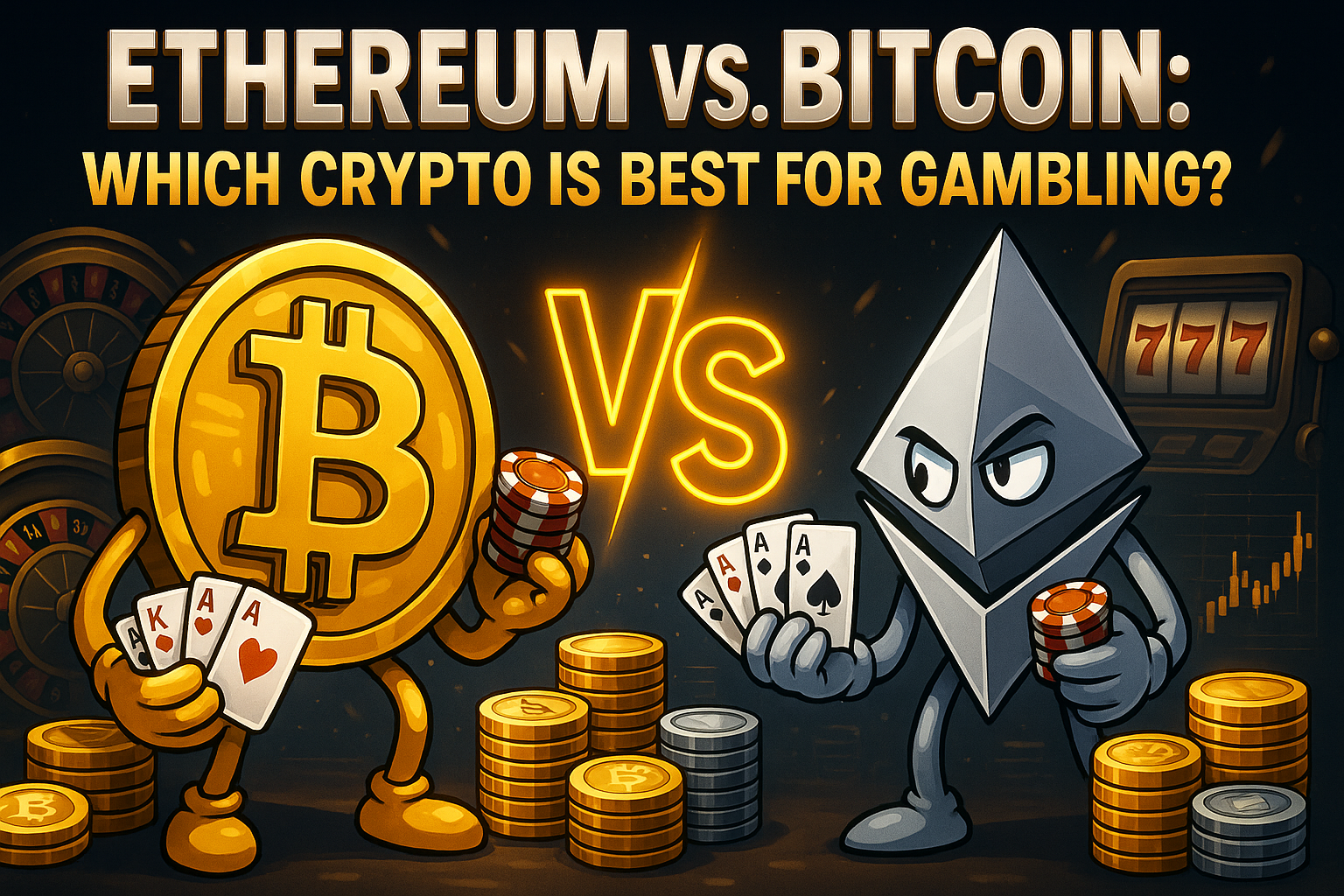 Ethereum vs. Bitcoin: Which Crypto Is Best for Gambling? - featured image