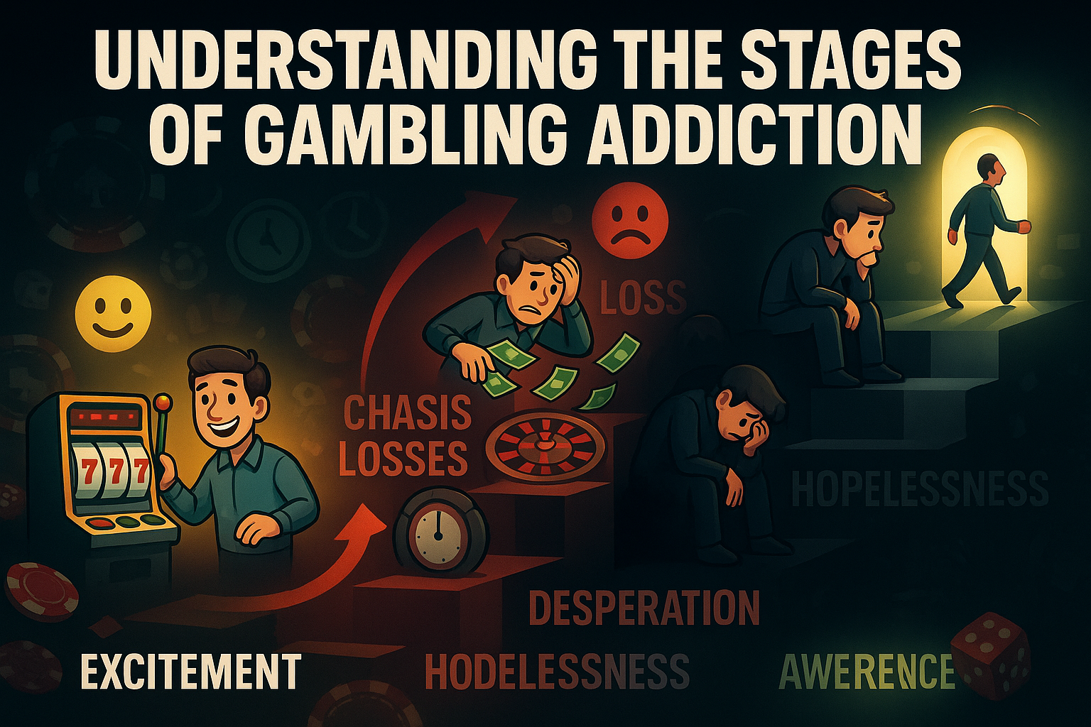 Understanding the Stages of Gambling Addiction - featured image