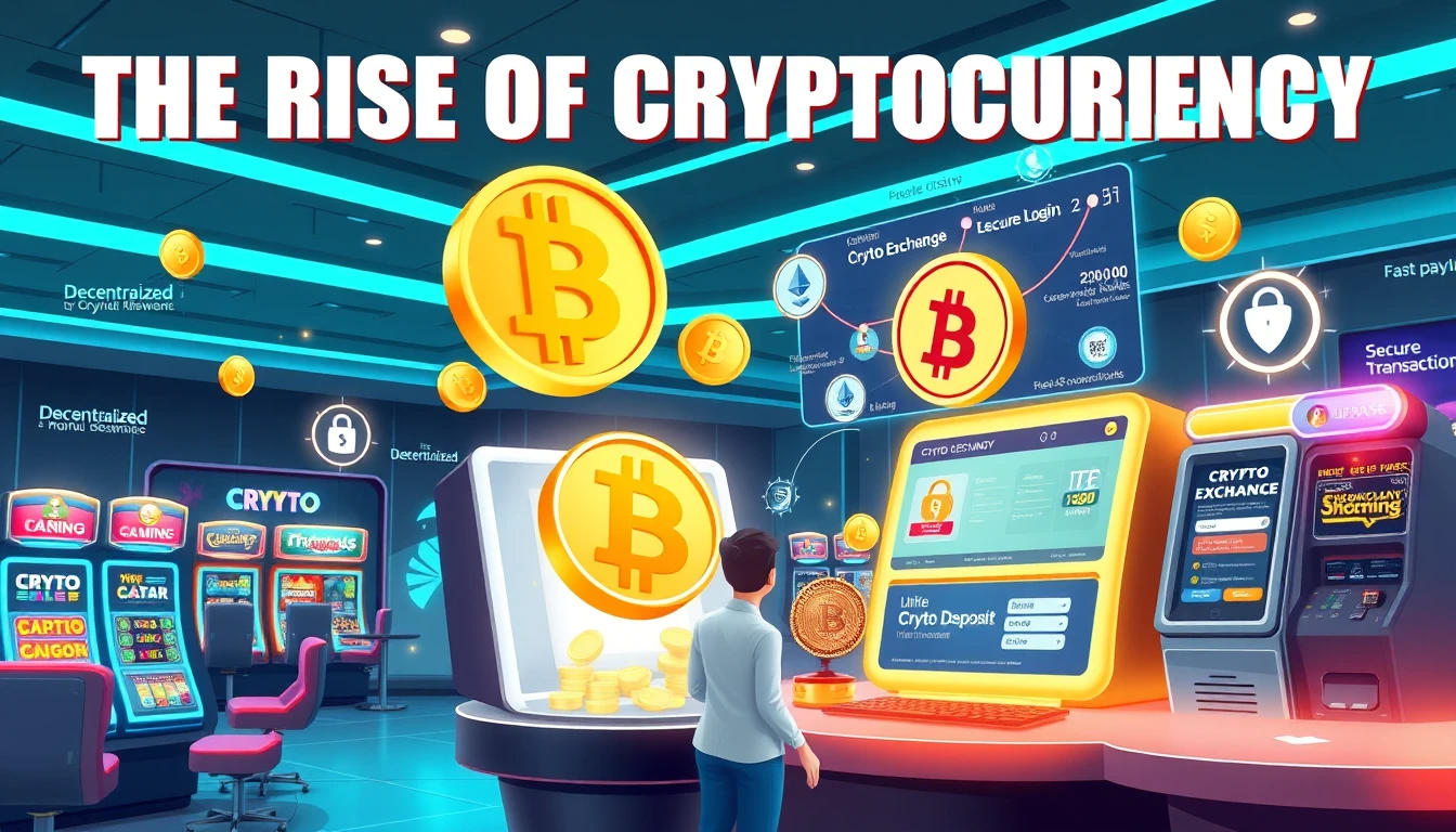 The Rise of Cryptocurrency in Online Gambling - featured image
